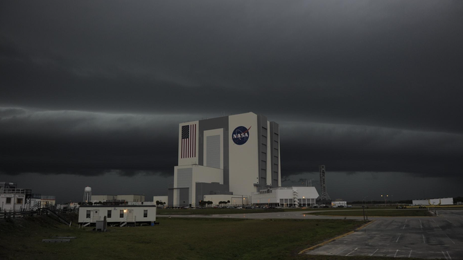 Photo of NASA facility ahead of Hurricane Milton