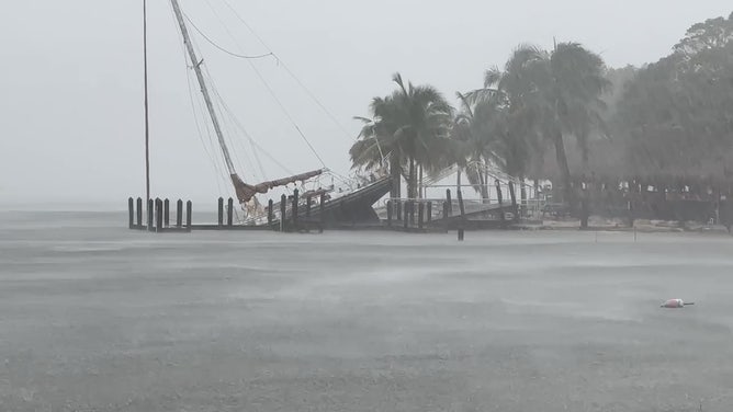Hurricane Milton in Sarasota, Florida