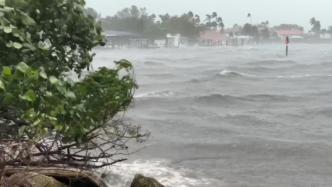Hurricane Milton in West Bradenton, Florida