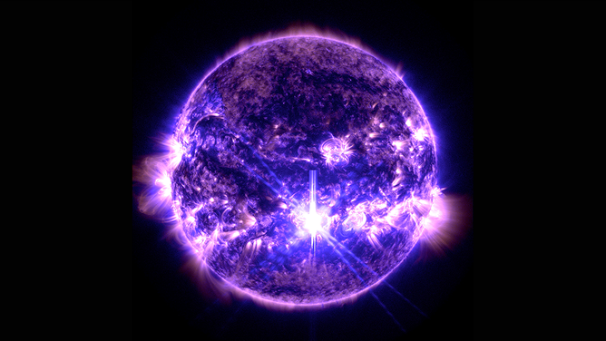 NASA's Solar Dynamics Observatory captured this image of an 