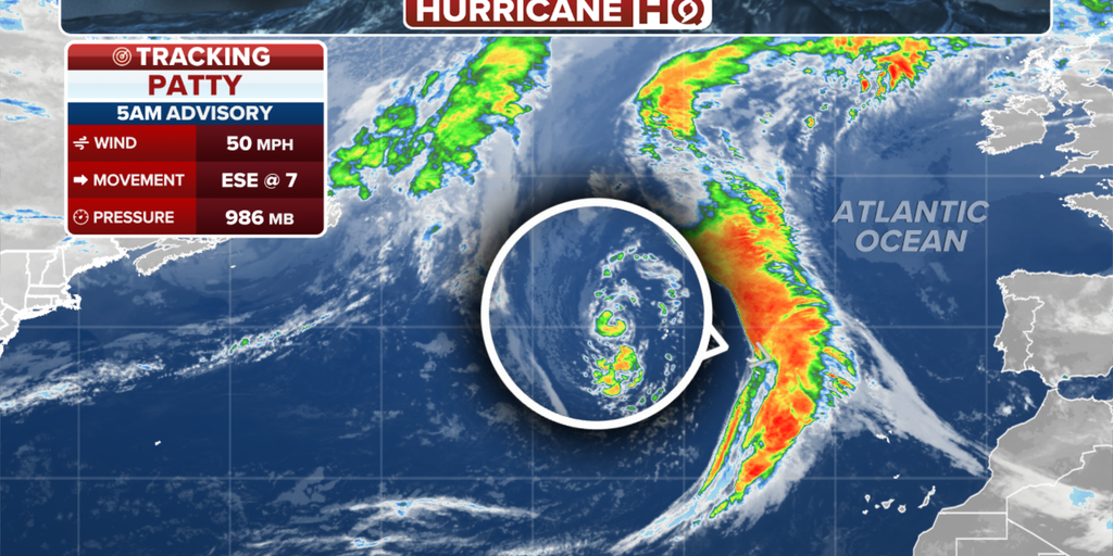 Subtropical Storm Patty is stirring to life in the North Atlantic and will flood the Azores