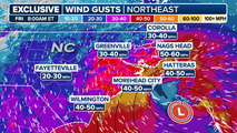 Storm Watches issued for North Carolina ahead of developing coastal low