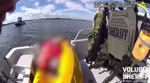 Watch: Kayaker saved after falling off kayak and into Florida Intercoastal Waterway