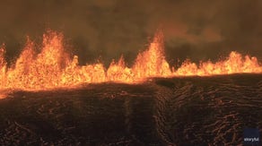 Lava flows into Blue Lagoon parking lot, destroys building after Iceland volcano erupts again