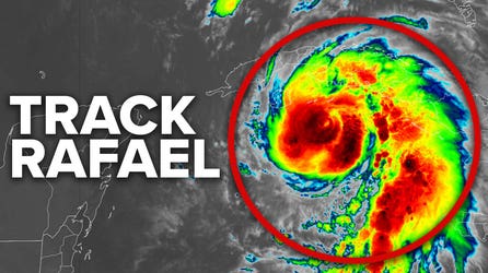 Hurricane Rafael tracker: Forecast cone, spaghetti plots, live maps, alerts and more