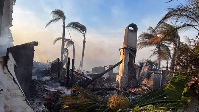 Jessica Butterfield and Andreas Tompros lost their home, most of their working avocado farm and all of their possessions in Ventura County’s Mountain Fire.