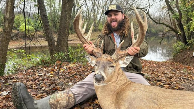 Brandon Sheets, an Ohio bowhunter, spent three years tracking a massive whitetail buck. After a heart-pounding encounter, he finally harvested the legendary deer, which scored nearly 215 inches.