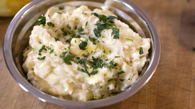 DENVER, CO - NOVEMBER 1: Colcannon or mashed potatoes with cabbage, on November 1, 2017. Bill St. John shows us five ways to make mashed potatoes as part of a Thanksgiving series.