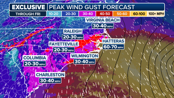 Because the strong winds will blow in from the northeast, this storm can be classified as a nor'easter.