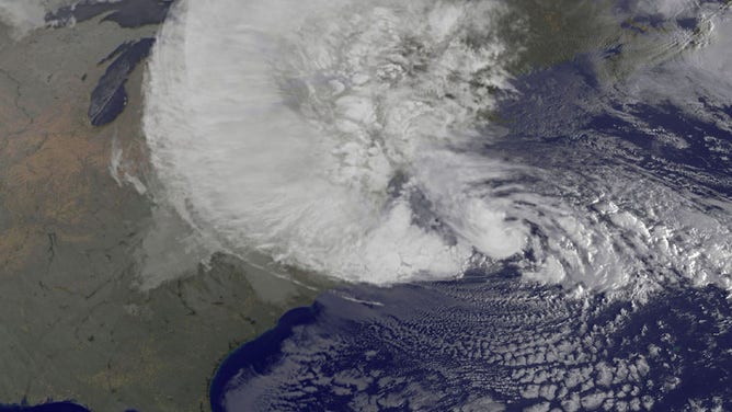 Hurricane Sandy satellite (2012)