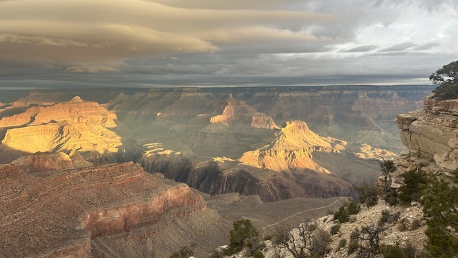 Sunrise from the South Rim of Grand Canyon National Park on Nov. 26, 2024.