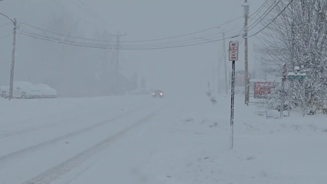 Lake Effect Snow In Mayville NY