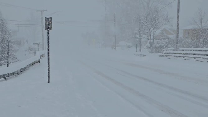 Lake Effect Snow In Mayville NY