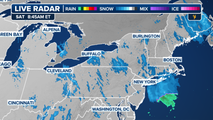 Sneaky snow phenomena in Northeast hidden inside 'boring' Doppler Radar image