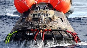 Why will the Artemis II spacecraft land in the ocean and not on land?