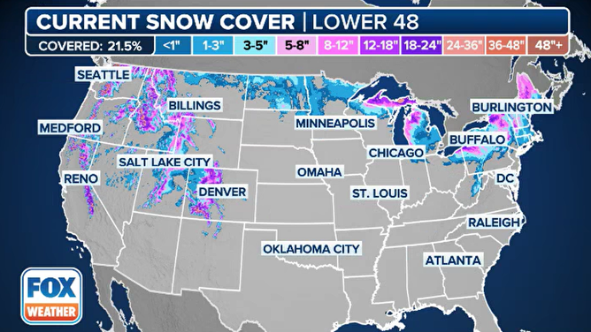 Snow coverage as of Dec. 6