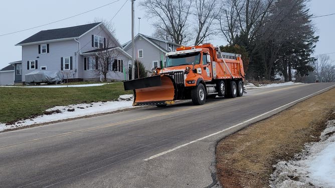 WisDOT trucks treating roads with the cheese brine. 
