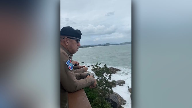 A 24-year-old Russian actress was killed after being swept away by a large wave on a rocky outcrop in Thailand, according to authorities and local media.
