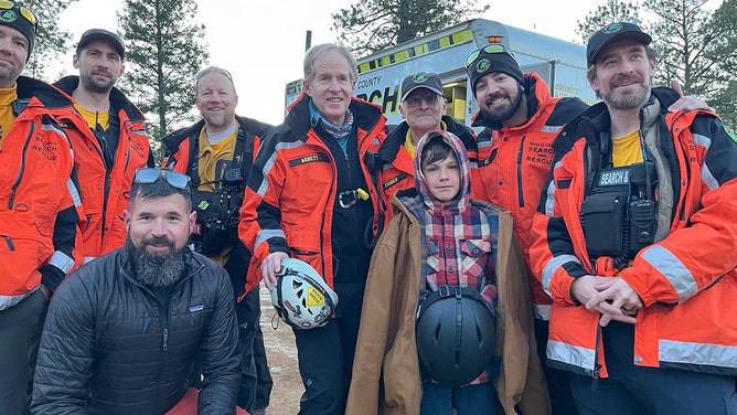 A lost 10-year-old ATV rider stranded in a snowy Colorado wilderness owes his survival to his quick thinking and life-saving technology.
