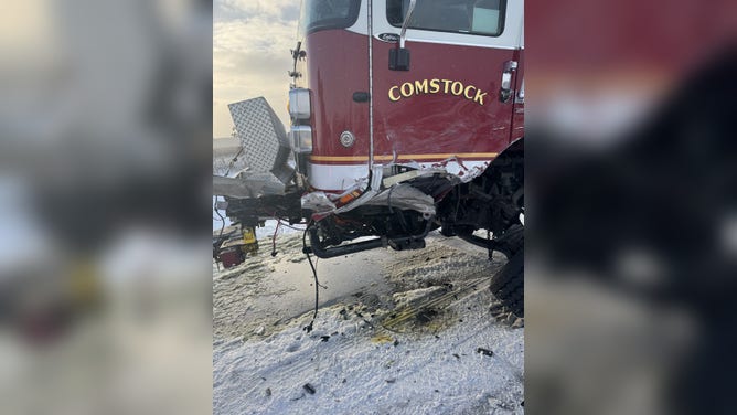 Icy crash along Michigan's Interstate 94