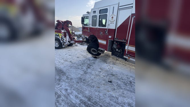 Icy crash along Michigan's Interstate 94