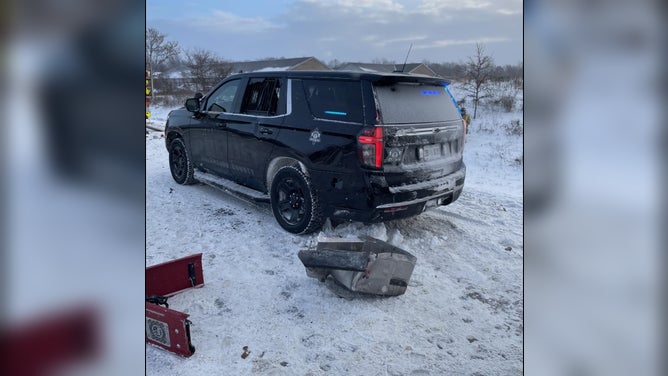 Icy crash along Michigan's Interstate 94