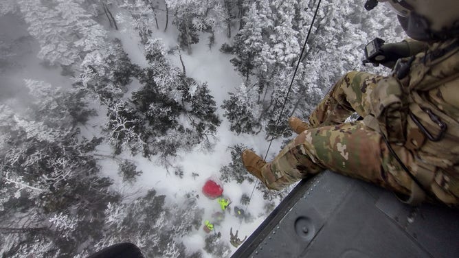 View from helicopter.