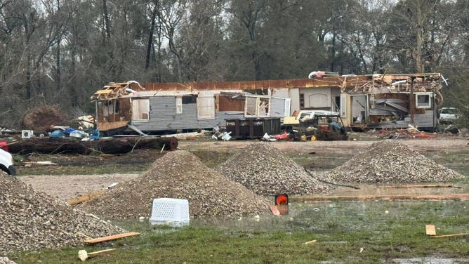 Damage in Montgomery County, Texas