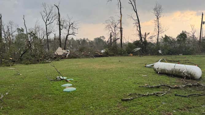 Damage to Fire Dept. in Montgomery County, Texas