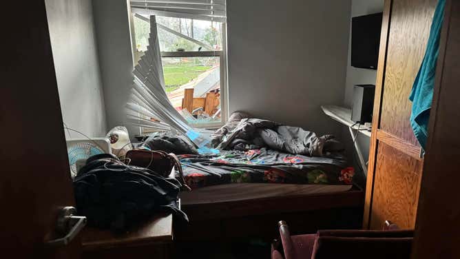 Damage to Fire Dept. in Montgomery County, Texas
