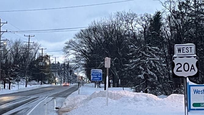 The New York State Department of Transportation has been working hard to clear snow from the roads in Orchard Park, New York, so that fans can safely drive to Highmark Stadium ahead of Sunday Night Football between the San Francisco 49ers and the Buffalo Bills.