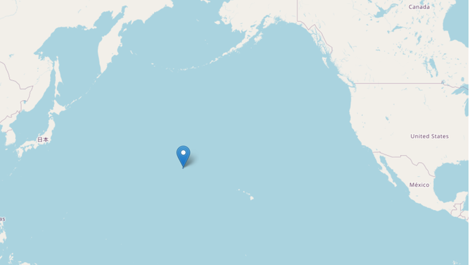 Map of the Midway Atoll National Wildlife Refuge