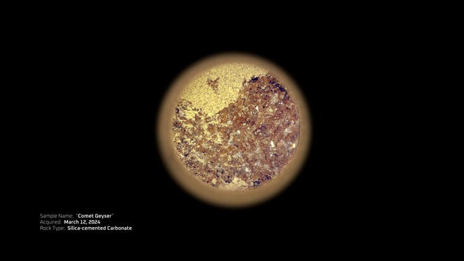 comet-geyser sample