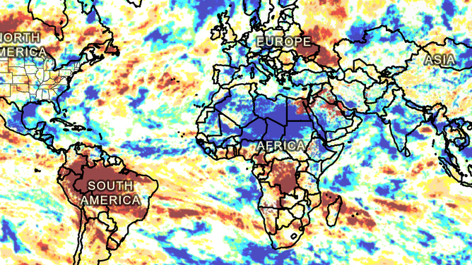 World drought monitor: 3-month SPI from the European Centre for Medium-Range Weather Forecasts