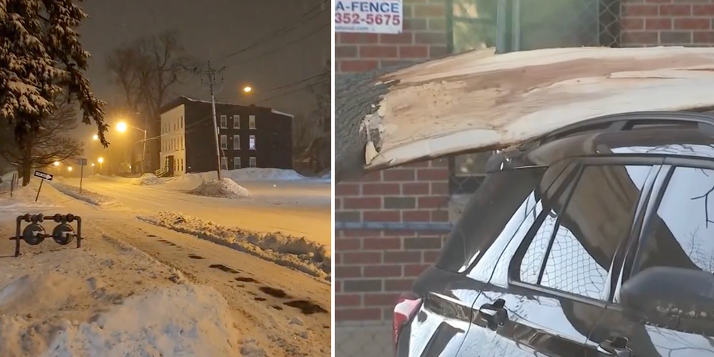 Clipper system dives through Northeast bringing dangerous snow squalls ...