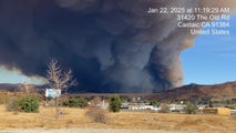 New wildfires erupt in Southern California as threat for gusty winds continues