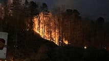 Evacuations underway in Helene-ravaged North Carolina town after wildfires start