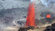 Volcanic eruption produces spectacular views in Hawaii