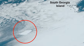 World’s largest iceberg on possible collision course with island in South Atlantic Ocean