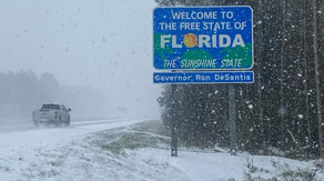 Blizzard blasts Gulf Coast paralyzing communities from Texas to Florida to Carolinas with record-breaking snow