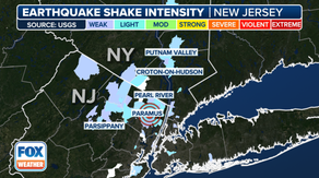 New Jersey area rattled by magnitude 2.4 earthquake