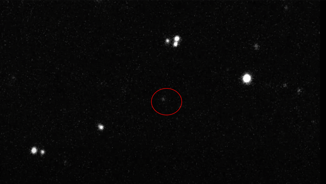 Near-Earth asteroid 2024 YR4 observed with the European Southern Observatory's Very Large Telescope in January 2025.