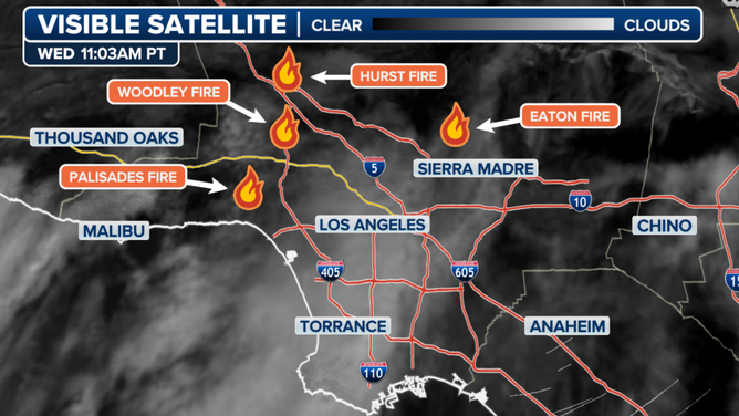 Southern California Fire Map