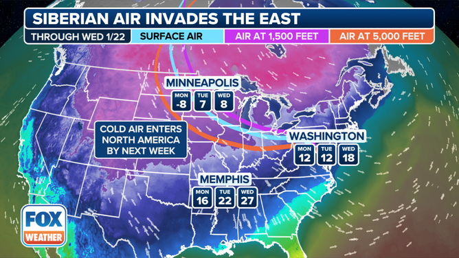 Cold air tracker