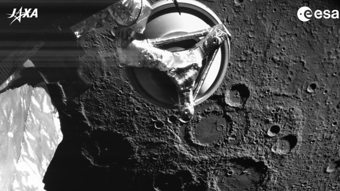 ESA spacecraft flyby of Mercury.