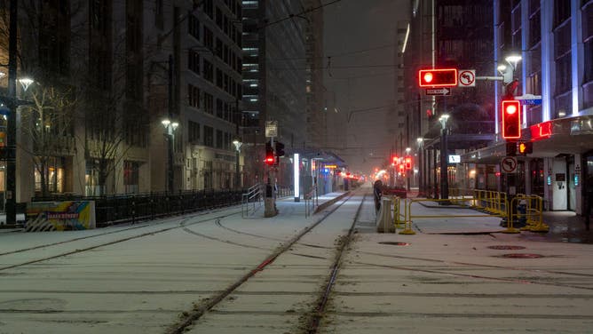 Houston snow storm 2025