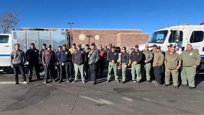 Texas wildland firefighters ready to travel to California to help with the LA wildfires. 