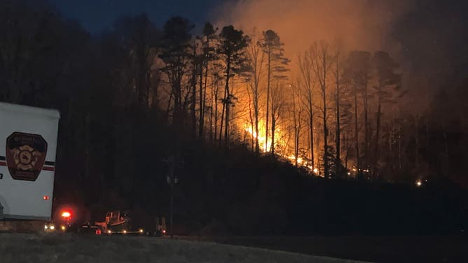 Wildfires erupt in Helene-ravaged area of North Carolina | Fox Weather