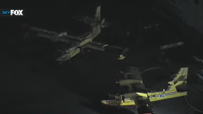 Super Scooper collides with drone in Southern California