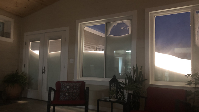 Judy Bearce lives off Hwy. 36 in Robinson, Kansas. About 40 miles west of her in Seneca, the town received over 17 inches of snow. She told FOX Weather that her family came in with big, heavy equipment and a lot of hardback breaking to shovel her out.